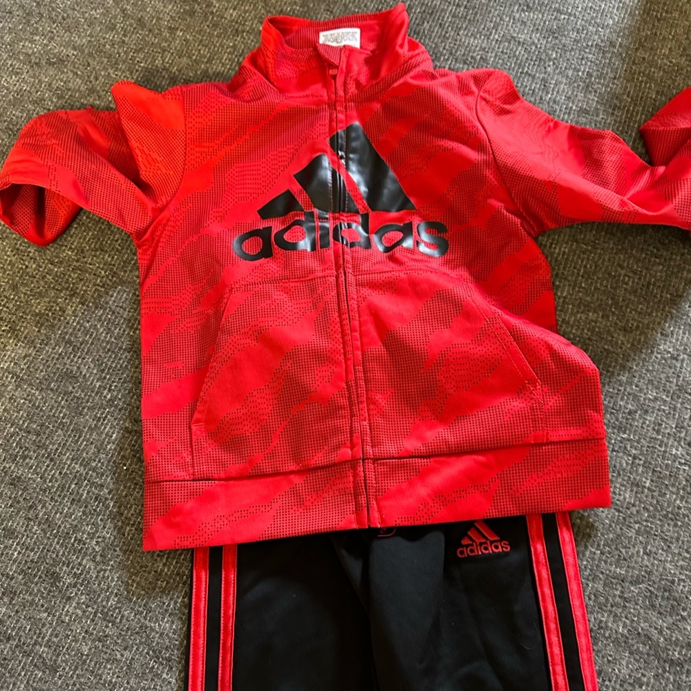 Adidas pants and jacket